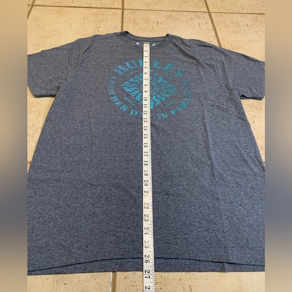 Hurley Men's Graphic T-Shirt - Gray "Another Day in Paradise" - Size Large - Picture 7 of 7